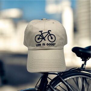 New!! LIFE IS GOOD bicycle hat NWT